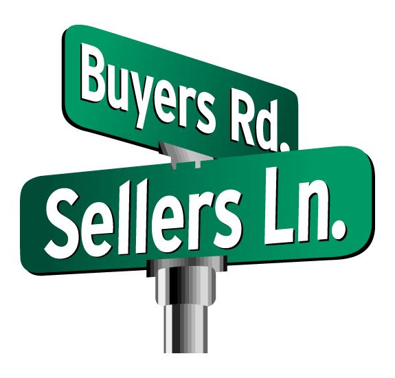 Buyer and seller sign
